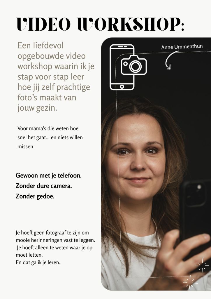 Video Workshop: Prachtige Herinneringen Vastleggen met je Telefoon