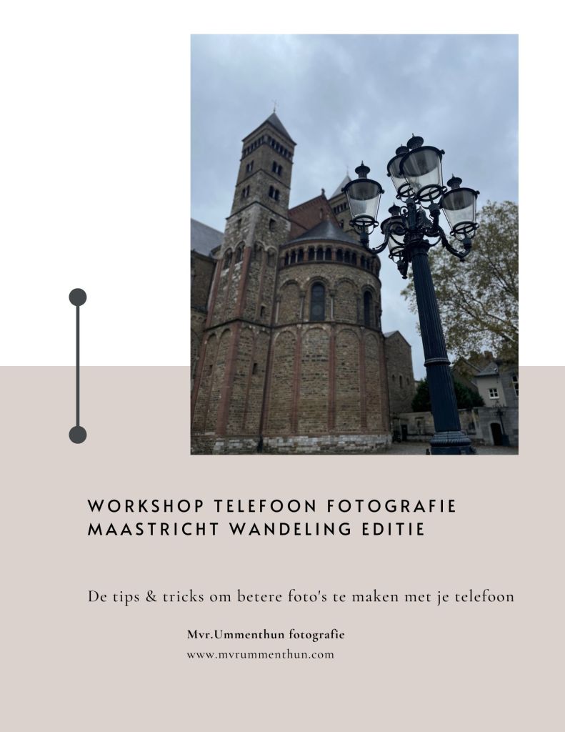 Workshop Wandeling Telefoonfotografie – Maastricht